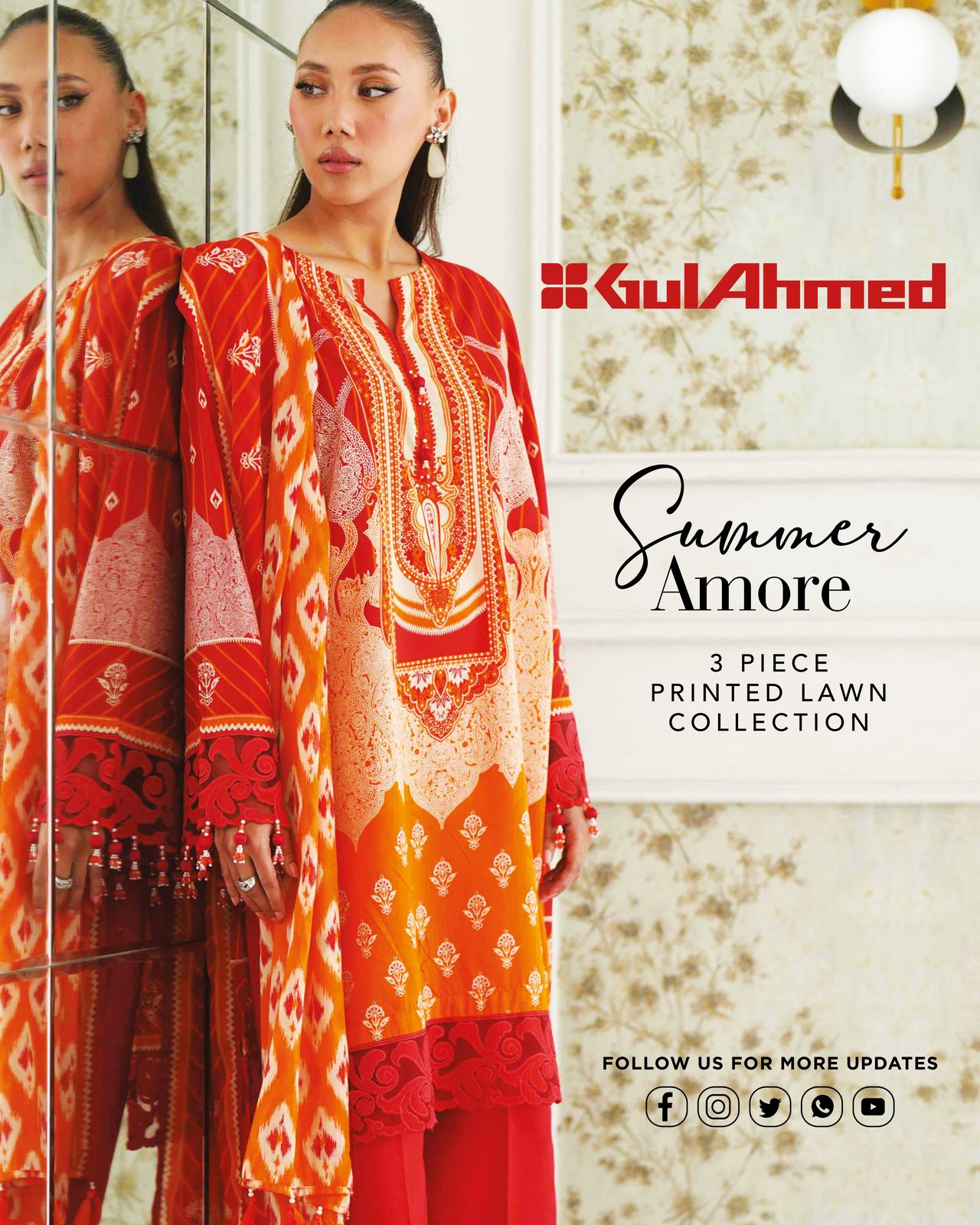 Gul Ahmed Printed SD 42037